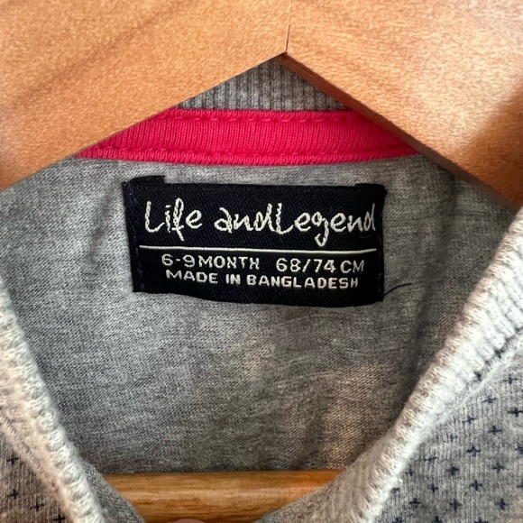 Life And Legend One-Piece Short Romper Baby Boy 6-9 Months - Picture 5 of 7